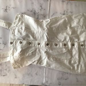 Forever 21 white denim dress S
